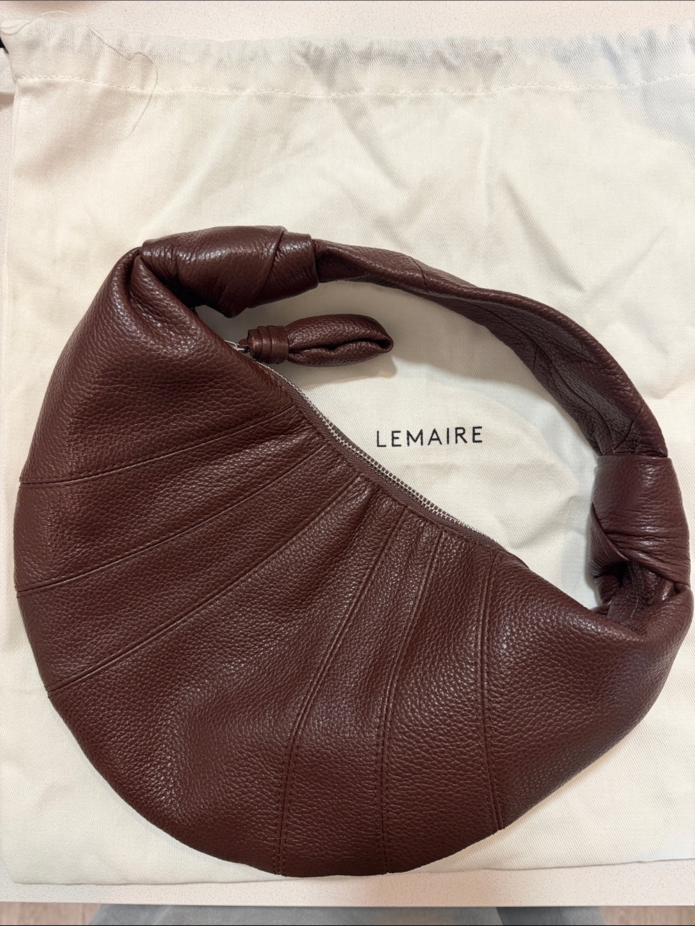 Lemaire mini fortune croissant bag